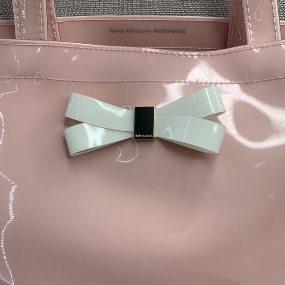 TED BAKER Alacon Shopper Bag in Pale Pink Tote Barbiecore Spring - Picture 3 of 15